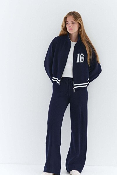 H&M Knitted drawstring trousers