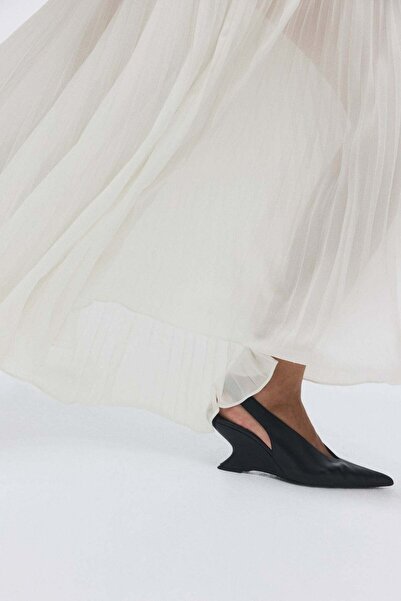 H&M فستان باندو مطوي