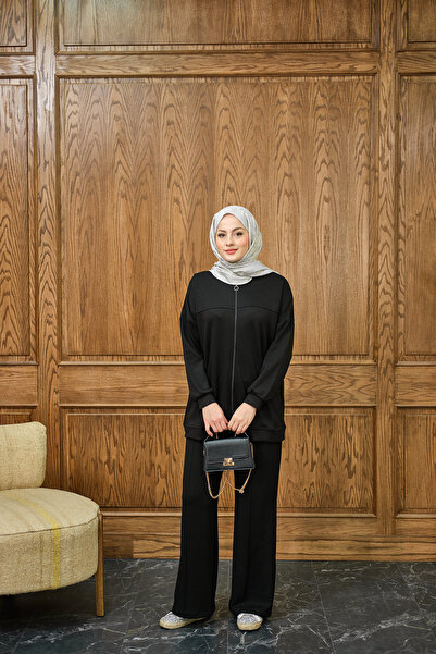 LOCCO Γυναικείο Σετ Μαύρο Cima Detail Δύο τεμαχίων