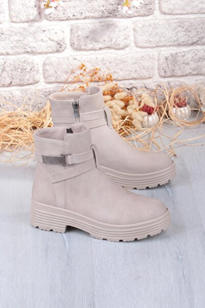 fort 1186 Comfortable Warm Lining Non-Slip Sole Zippered Women's Boots