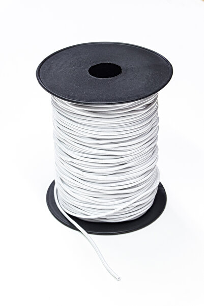 Dokumarkt 2 mm Round Rubber Cord - Smart Lacing Rubber - Accessory Rubber - 100 Meters