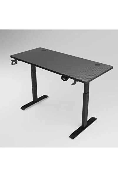 KEKE مكتب ألعاب متعدد الوظائف قابل لتعديل الارتفاع مع جهاز تحكم عن بعد، ورف م...