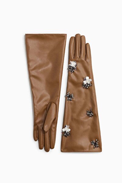 H&M Appliquéd gloves