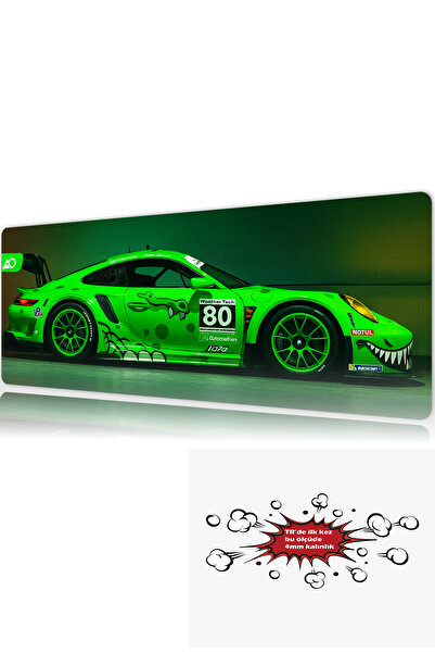 urzuva Araba Modelleri 90x40 4MM Kalınlık Premium Gaming oyuncu mousepad, Ant...