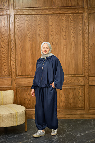 LOCCO Жіночий комплект з потайною блискавкою, синій