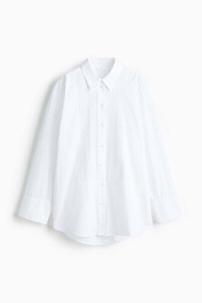 H&M Oversized tuxedo shirt