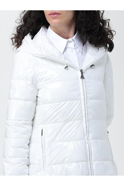 Patrizia Pepe Women White Quilted Jacket