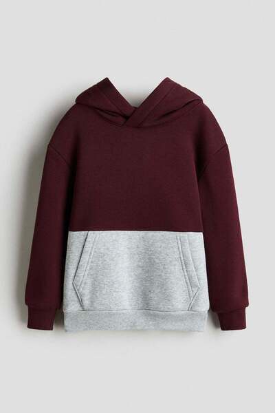 H&M Block-coloured hoodie