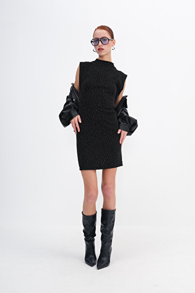 Addax Μίνι Φόρεμα με Πέτρες E10957