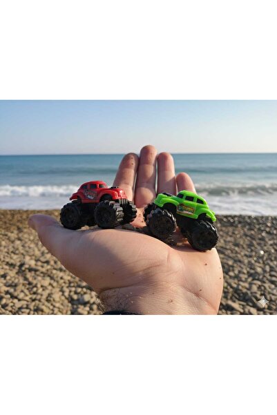 GÜVEN DTM شاحنات وحشية صغيرة - مجموعة من 4 شاحنات وحشية - حجم الجيب