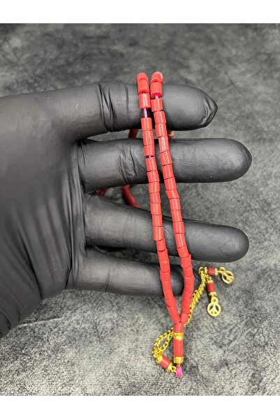 Mos Tespih 99' High-End Bureaucrat Size Original Tunisian Coral Natural Prayer Beads