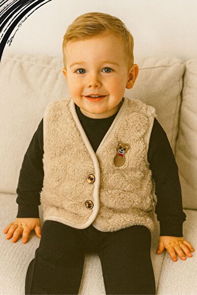 canmana kids&baby Plush Baby Vest 6,12,18,24 Months