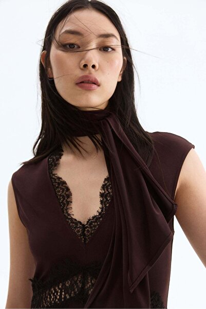H&M Scarf-detail dress