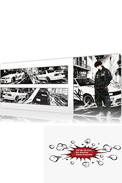 urzuva Araba Modelleri 90x40 4MM Kalınlık Premium Gaming oyuncu mousepad, Ant...