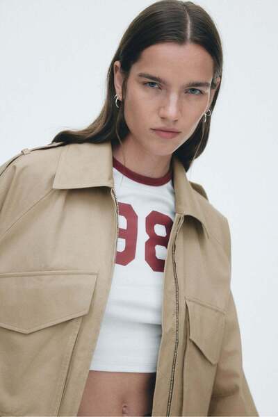 H&M Cotton cargo jacket