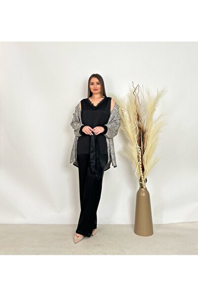 DE WHITES Plus Size 3-Piece Suit with Blazer, Pants and Jacket