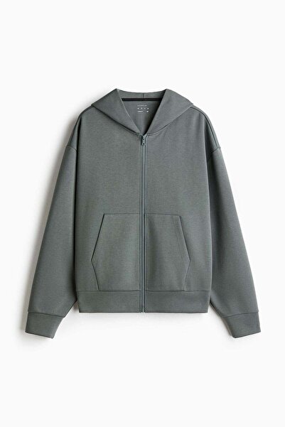 H&M Oversized Fit Zip-through hoodie with DryMove™