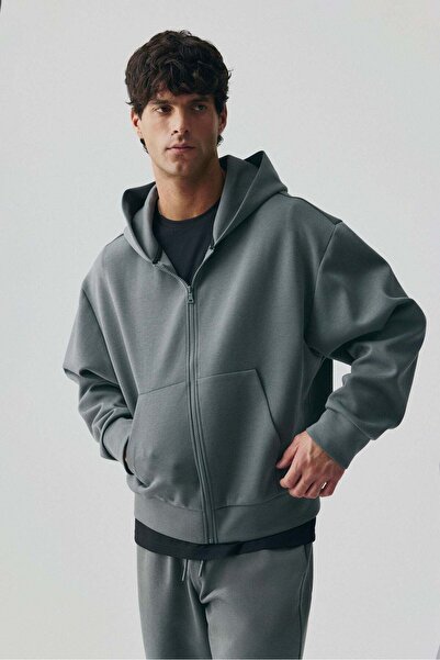 H&M Oversized Fit Zip-through hoodie with DryMove™