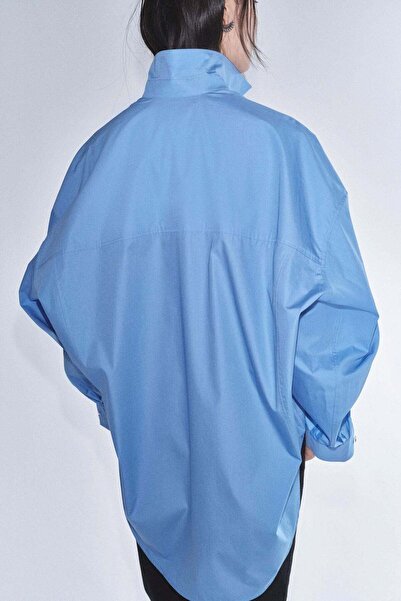 H&M قميص بوبلين