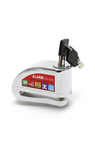 ZOCO BODY FIT Anti-theft lock, ZocoMoto, brake disc lock with alarm, for motorcycles, scooters or ATVs, 110dB