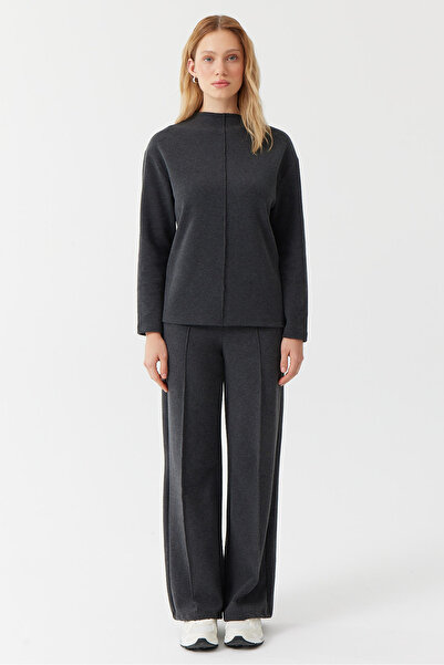 PAULMARK Women's Front Seam Detailed Trousers