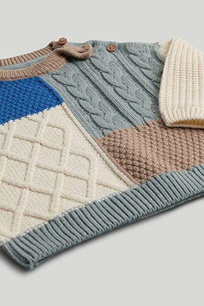 MOTHERCARE Mixed Knit Jumper