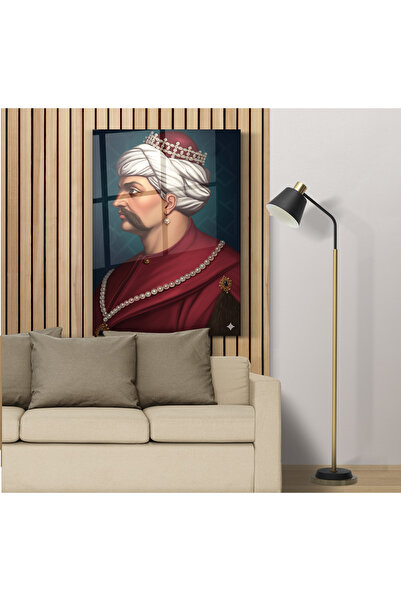 PoyKilArt Cam Tablo - Yavuz Sultan Selim - Duvar dekorasyonu - Ofis dekorasyo...