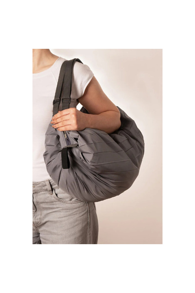 CT STONES Gray Foldable Travel Bag