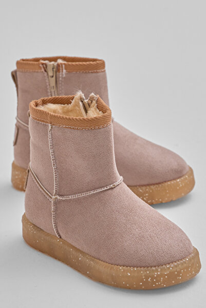 Tonny Black Κοντές μπότες για κορίτσια με θερμική σόλα βιζόν, με επένδυση από γούνα