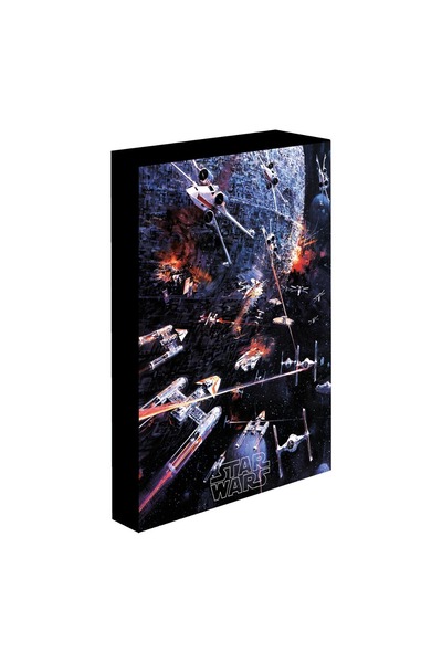 Pyramid Star Wars Death Star Assault Light Up Canvas
