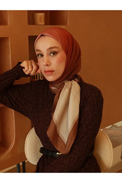 Modakaşmir Κασκόλ Λίνα με σχέδιο Θάλυα