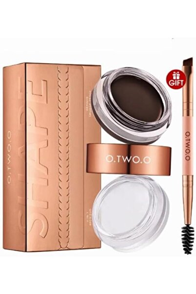 o.two.o مجموعة جل الحواجب وفرشاة الصابون، رقم 01