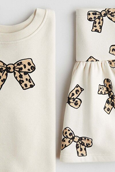 H&M 2-piece sweatshirt and skirt set