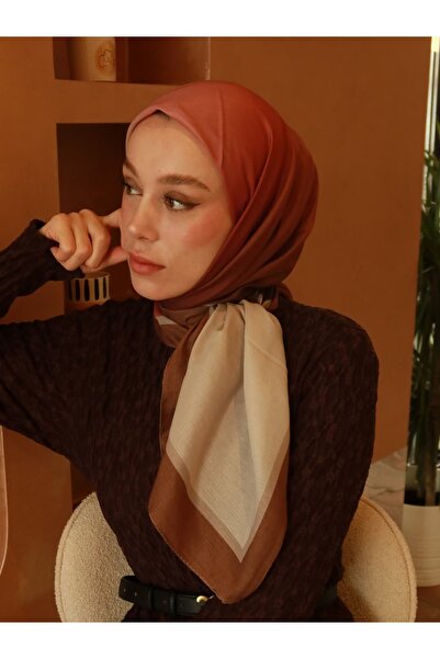 Modakaşmir Κασκόλ Λίνα με σχέδιο Θάλυα