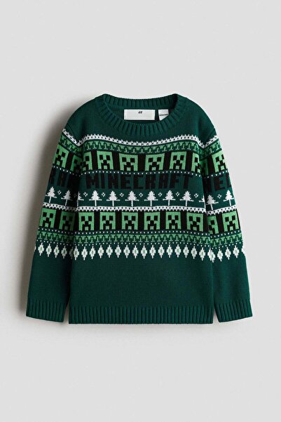 H&M Jacquard-knit cotton jumper