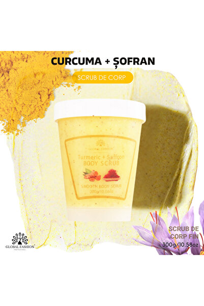 global fashion Scrub pentru corp, Global Fashion, Body Scrub, turmeric și șof...