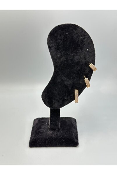 MyladyAccessoriess Zircon Stone Set Earrings (Steel)