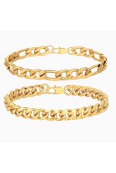 OEM 18K Gold Plated "King's Vision" Men's Bracelet Set - Power, Elegance and Maturity