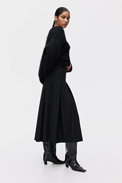 H&M Pleated midi skirt