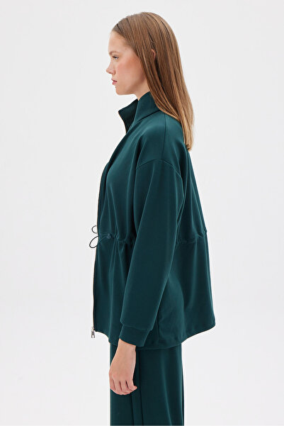 PAULMARK Women's Waist Detailed Sweat Top