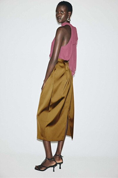 H&M Satin tulip skirt