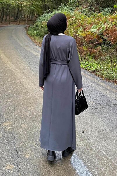 lamelif Arma Detailed Dress Anthracite