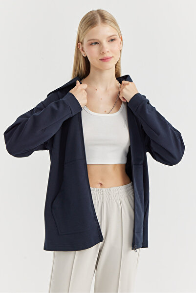 PAULMARK Жіночий світшот з кишенями-кенгуру