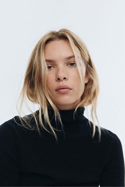 H&M Cashmere-blend polo-neck jumper