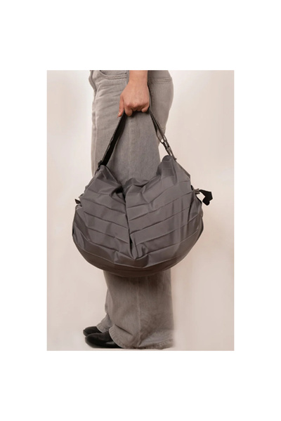 CT STONES Gray Foldable Travel Bag