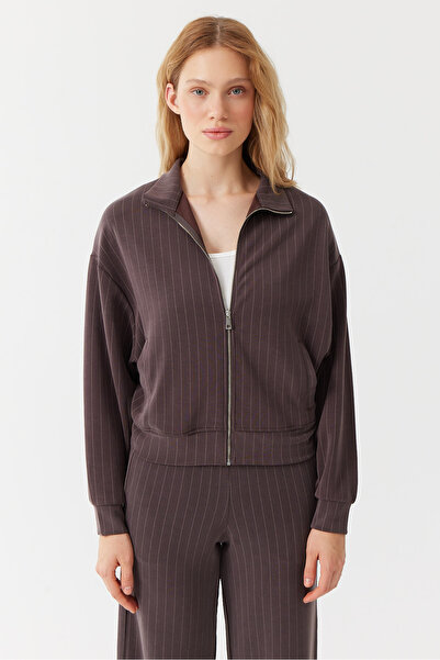 PAULMARK Top pentru femei guler ridicat