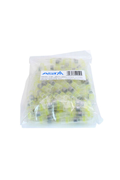 ASTA Set of 100 heat shrink tubes, tin ring 6 mm,