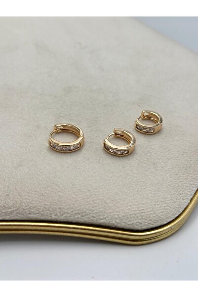 MyladyAccessoriess Baget Stone Set Earrings (Steel)