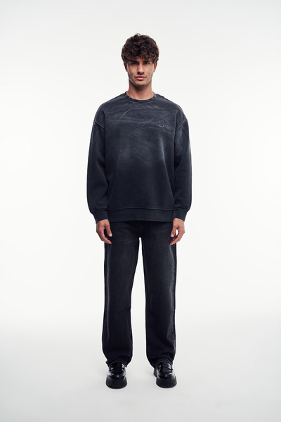 2512 Clothing Embroidered Washable Sweatshirt