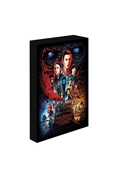 Pyramid Stranger Things Light Up Canvas 30X40